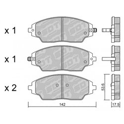 Klocki Galfer Sport FDHP 1050 - 2120000