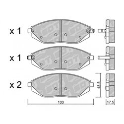 Klocki Galfer Sport FDHP 1050 - 2120100