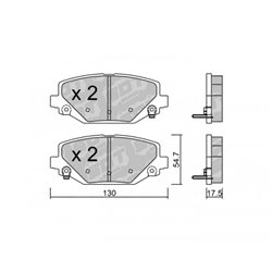 Klocki Galfer Sport FDHP 1050 - 2120300