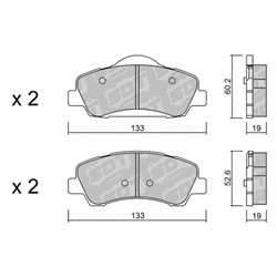Klocki Galfer Sport FDHP 1050 - 2120400
