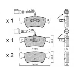 Klocki Galfer Sport FDHP 1050 - 2121000