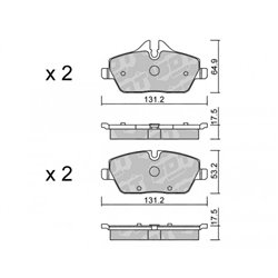 Klocki Galfer Sport FDHP 1050 - 2121300
