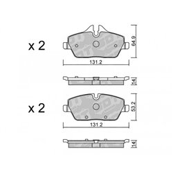 Klocki Galfer Sport FDHP 1050 - 2121301