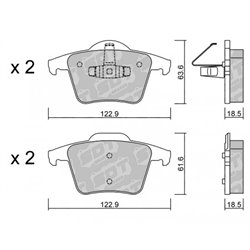 Klocki Galfer Sport FDHP 1050 - 2122600