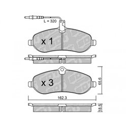 Klocki Galfer Sport FDHP 1050 - 2123500