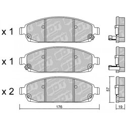 Klocki Galfer Sport FDHP 1050 - 2124500