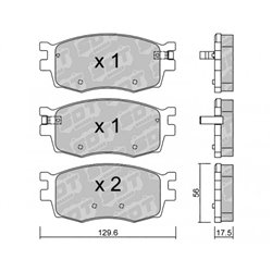 Klocki Galfer Sport FDHP 1050 - 2124700