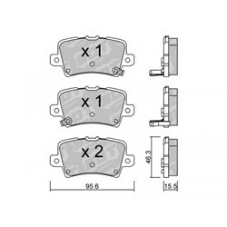 Klocki Galfer Sport FDHP 1050 - 2125100