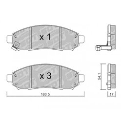 Klocki Galfer Sport FDHP 1050 - 2125900
