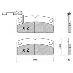 Klocki Galfer Sport FDHP 1050 - 2127100
