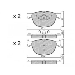 Klocki Galfer Sport FDHP 1050 - 2127400
