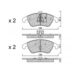 Klocki Galfer Sport FDHP 1050 - 2128001