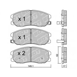 Klocki Galfer Sport FDHP 1050 - 2128300