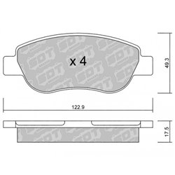 Klocki Galfer Sport FDHP 1050 - 2128600