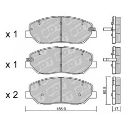 Klocki Galfer Sport FDHP 1050 - 2129000