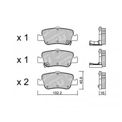 Klocki Galfer Sport FDHP 1050 - 2129800