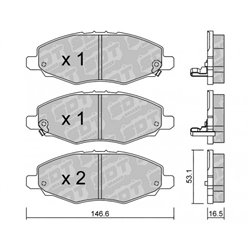 Klocki Galfer Sport FDHP 1050 - 2130000