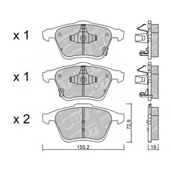 Klocki Galfer Sport FDHP 1050 - 2130400