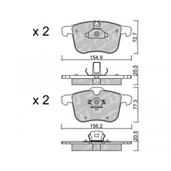 Klocki Galfer Sport FDHP 1050 - 2130800