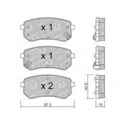 Klocki Galfer Sport FDHP 1050 - 2131000