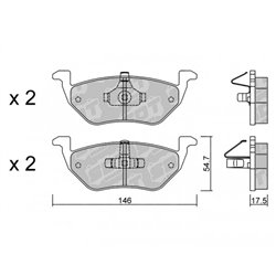 Klocki Galfer Sport FDHP 1050 - 2131400