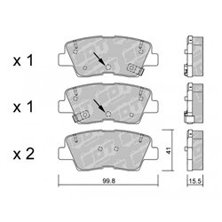 Klocki Galfer Sport FDHP 1050 - 2131600