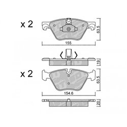 Klocki Galfer Sport FDHP 1050 - 2131800