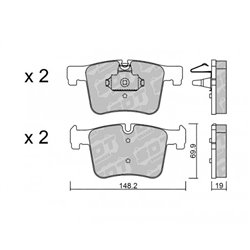 Klocki Galfer Sport FDHP 1050 - 2133100