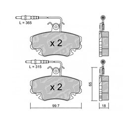 Klocki Galfer Sport FDHP 1050 - 2133802