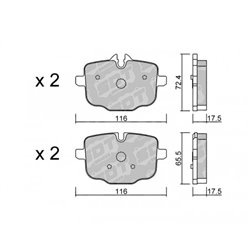 Klocki Galfer Sport FDHP 1050 - 2133901