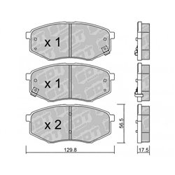 Klocki Galfer Sport FDHP 1050 - 2134000
