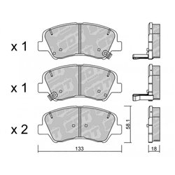 Klocki Galfer Sport FDHP 1050 - 2134100