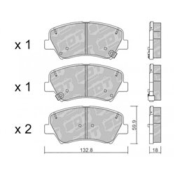 Klocki Galfer Sport FDHP 1050 - 2134200