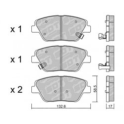 Klocki Galfer Sport FDHP 1050 - 2134300
