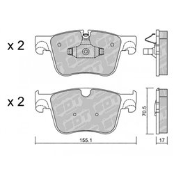 Klocki Galfer Sport FDHP 1050 - 2135200