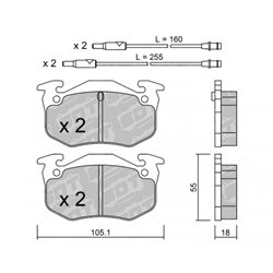Klocki Galfer Sport FDHP 1050 - 2135500
