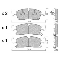 Klocki Galfer Sport FDHP 1050 - 2136300