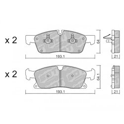 Klocki Galfer Sport FDHP 1050 - 2136301