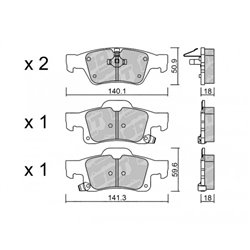 Klocki Galfer Sport FDHP 1050 - 2136400