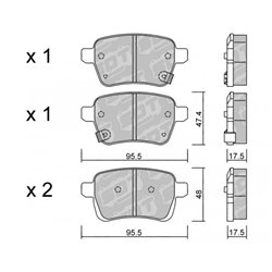 Klocki Galfer Sport FDHP 1050 - 2136500
