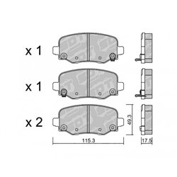 Klocki Galfer Sport FDHP 1050 - 2136700