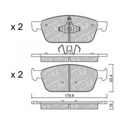 Klocki Galfer Sport FDHP 1050 - 2136900