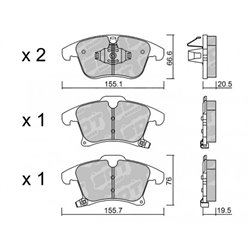 Klocki Galfer Sport FDHP 1050 - 2137000