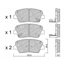 Klocki Galfer Sport FDHP 1050 - 2137900