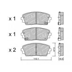 Klocki Galfer Sport FDHP 1050 - 2138000