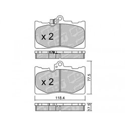 Klocki Galfer Sport FDHP 1050 - 2138700
