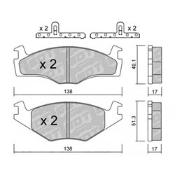 Klocki Galfer Sport FDHP 1050 - 2138901
