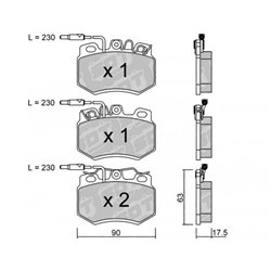 Klocki Galfer Sport FDHP 1050 - 2139401