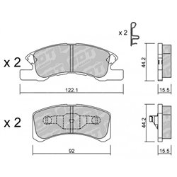 Klocki Galfer Sport FDHP 1050 - 2139800