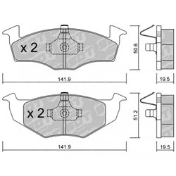 Klocki Galfer Sport FDHP 1050 - 2140501